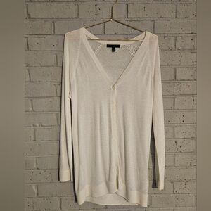 Banana Republic Factory Cream Knit Top